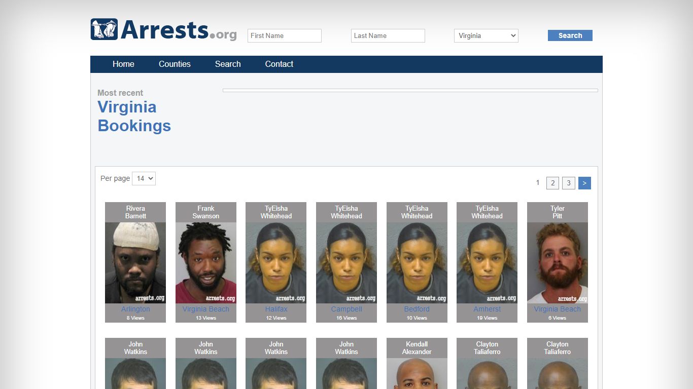 Virginia Arrests and Inmate Search